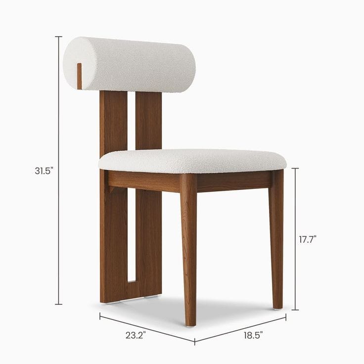 Chaise de salle à manger en bois