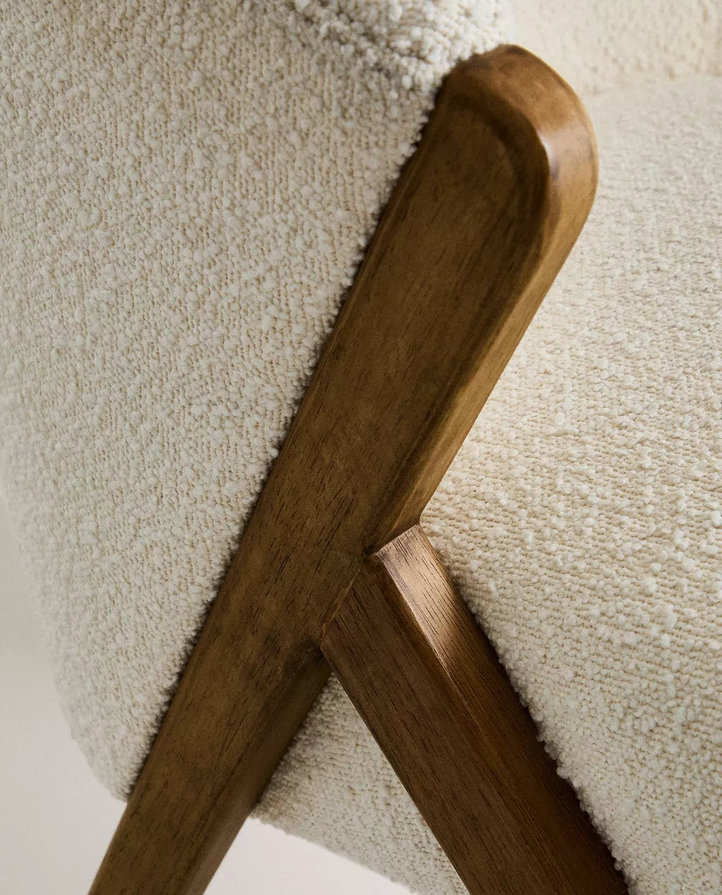 Fauteuil d'appoint Bouclé