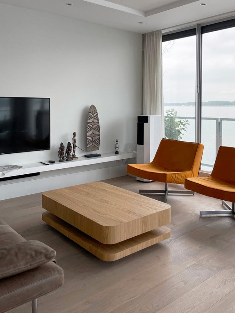 table basse en chêne