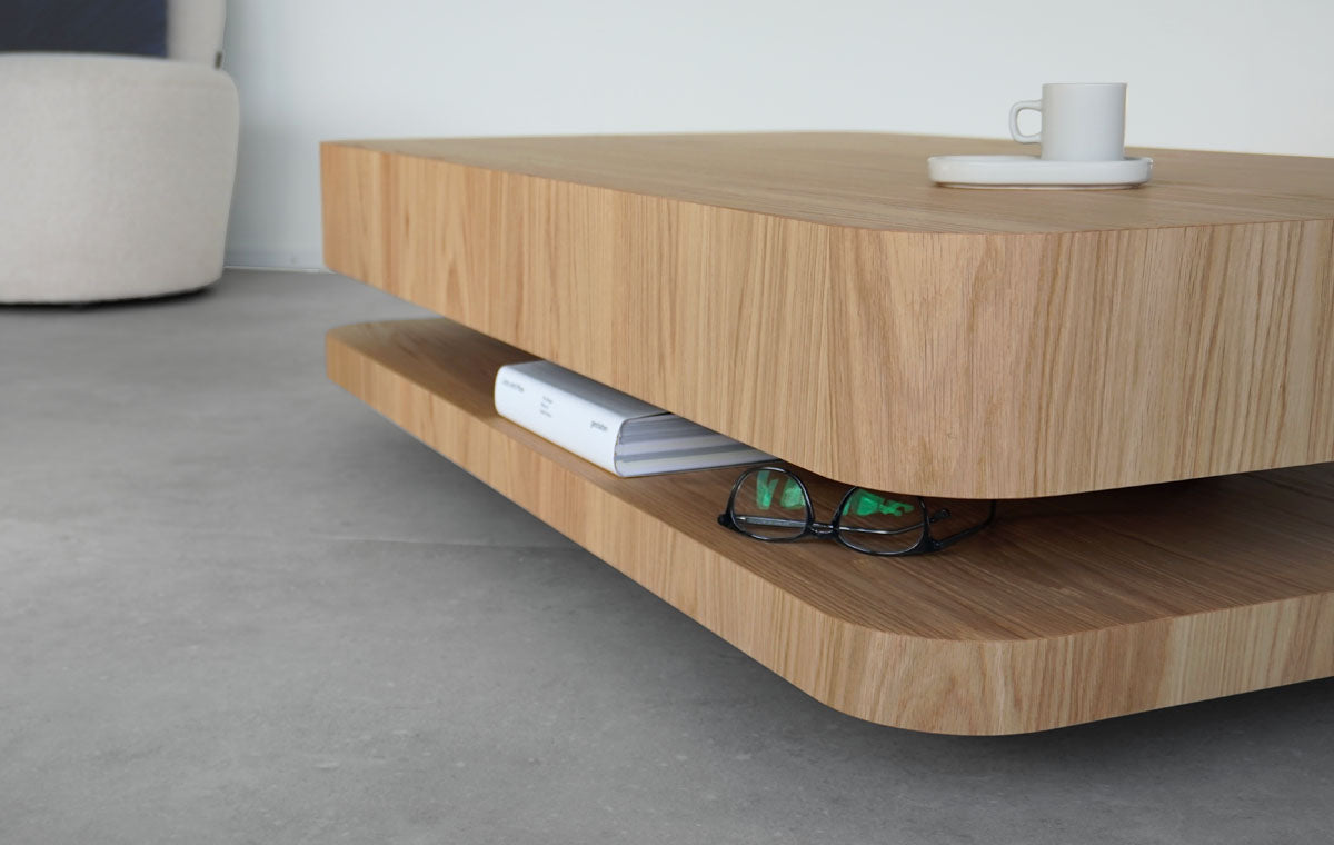 table basse en chêne